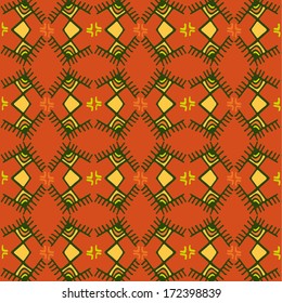 Ethnic pattern. Abstract fabric design.