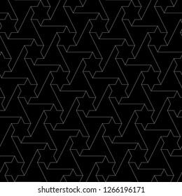 Ethnic pattern. Ancient mosaic. Seamless ornament. Embroidery background. Tribal wallpaper. Ethnical image. Folk backdrop. Tribe motif. Digital paper, web design, textile print. Vector art work