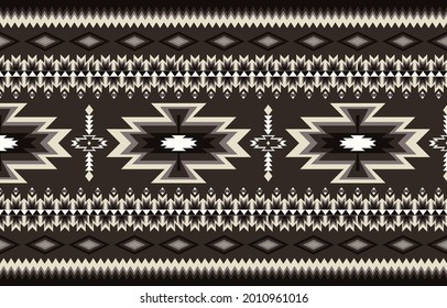 Ethnic pattern Aztec design. Seamless folk pattern design. vector illustration.