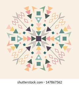 Ethnic pattern background 