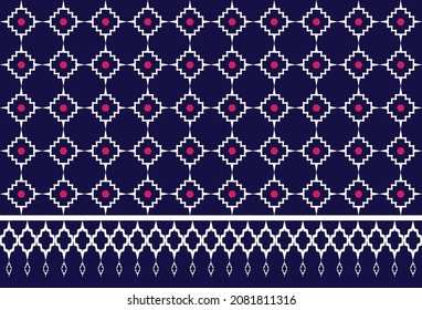 Antecedentes de patrones étnicos. Patrón de tela geométrica para su diseño. Papel de pared tradicional. Ilustración vectorial.