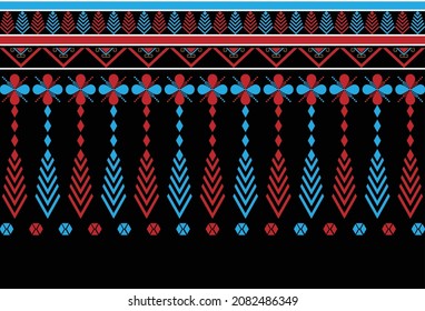 Ethnic pattern background. Geometric oriental abstract. traditional wallpaper. Fashion design for clothing, carpet, fabric, batik. Vector illustration.