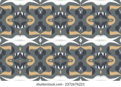 Ethnic pattern background. Geometric ethnic pattern traditional Design It is a pattern created by combining geometric shapes. Create beautiful fabric patterns. Design for print.