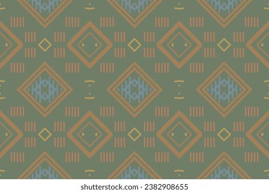 Ethnic pattern background. Traditional ethnic pattern design It is a pattern created by combining geometric shapes. Create beautiful fabric patterns. Design for print.