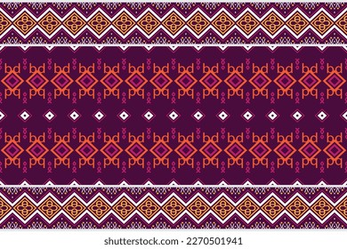 Antecedentes de patrones étnicos. fondo de patrón tradicional Es una forma geométrica de patrón. Crear hermosos patrones de tela. Diseño para impresión. Usando en la industria de la moda.