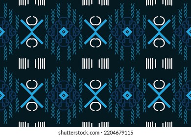 Ethnic pattern background. traditional patterned vector It is a pattern created by combining geometric shapes. Design for print. Using in the fashion industry.