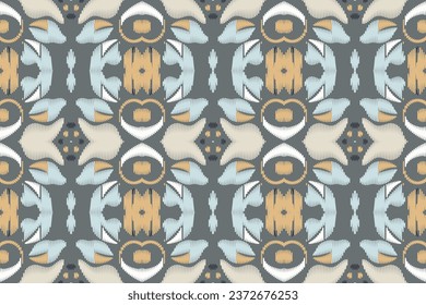 Ethnic pattern background. traditional patterned old saree dress design It is a pattern created by combining geometric shapes. Create beautiful fabric patterns. Design for print.
