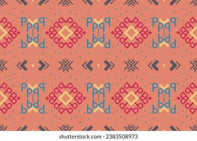 Ethnic pattern background. traditional patterned carpets It is a pattern created by combining geometric shapes. Create beautiful fabric patterns. Design for print.