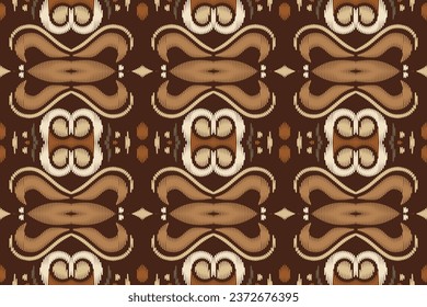 Ethnic pattern background. Traditional ethnic patterns vectors It is a pattern created by combining geometric shapes. Create beautiful fabric patterns. Design for print. Using in the fashion industry.