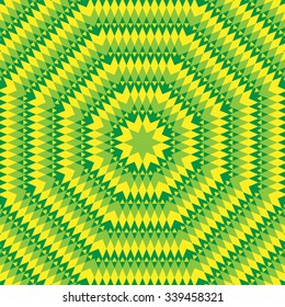 Ethnic Pattern Background. Trendy Quilt Ornament. Vector.