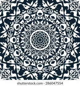 Ethnic pattern for bandana, textile