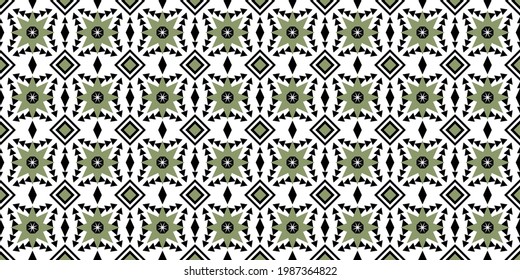ethnic pattern collection Geometric designs in vintage tones for printed fabrics, shirts, woven fabrics, digital paper, wrapping paper, covers, wallpaper, cushion patterns, decorations, seamless
