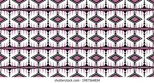 colección de patrones étnicos Diseños geométricos en tonos vintage para telas impresas, camisas, tejidos, papel digital, papel envolvente, cubiertas, papel de pared, motivos de cojín, decoración, sin costura