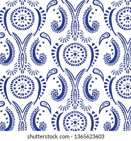 Ethnic pattern. Decorative ornament, geometric elements for fabric, textile,