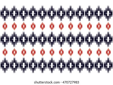 Ethnic pattern design for background or wallpaper and clothing .