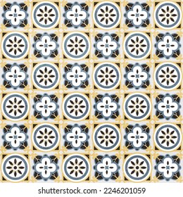 Ethnic pattern for the design of the floor, kitchen, tiles, textiles, wallpaper, packaging. Ethnic motif, Scandinavian tiles, design. simple geometric pattern
