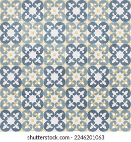 Ethnic pattern for the design of the floor, kitchen, tiles, textiles, wallpaper, packaging. Ethnic motif, Scandinavian tiles, design. simple geometric pattern