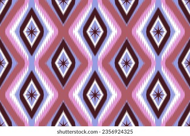 ethnic pattern design, geometri elements, repeat and seamless, for textile, fabric, scarf or print,