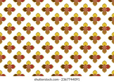 diseño de patrones étnicos, elementos geométricos y florales, para textiles, impresos u otros.