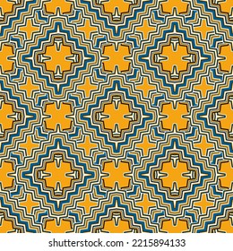 Ethnic pattern design, seamless woven fabrics, carpets, clothing patterns, bags, blankets, sarongs, industrial fabric patterns background or wallpaper