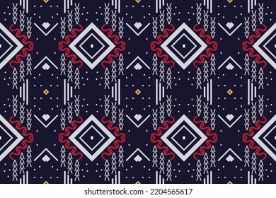 Ethnische Mustergestaltung. traditioneller Musterhintergrund Es ist ein Muster, das durch die Kombination geometrischer Formen entsteht. Design für den Druck. Verwendung in der Modebranche.
