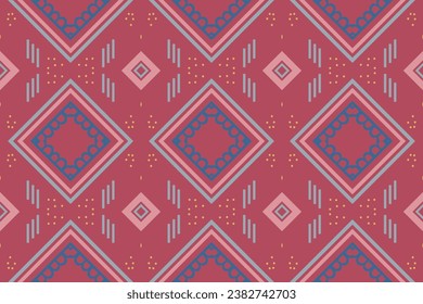 Diseño de patrones étnicos. Diseño de patrones étnicos tradicionales Es un patrón creado mediante la combinación de formas geométricas. Crear hermosos patrones de tela. Diseño para impresión.
