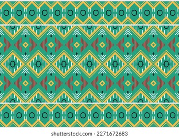 Ethnische Mustergestaltung. traditionelles Muster-Design Es ist ein Muster geometrischen Formen. Erstellen Sie schöne Stoffmuster. Design für den Druck. Verwendung in der Modebranche.