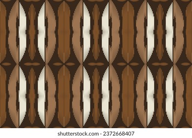 Ethnic pattern design. traditional patterned wallpaper It is a pattern created by combining geometric shapes. Create beautiful fabric patterns. Design for print. Using in the fashion industry.