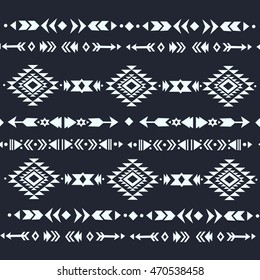 ethnic pattern design.  tribal decorative pattern. Aztec ornamental style. Ethnic native american indian ornaments. Navajo style