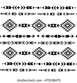 ethnic pattern design.  tribal decorative pattern. Aztec ornamental style. Ethnic native american indian ornaments. Navajo style