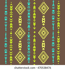 ethnic pattern design.  tribal decorative pattern. Aztec ornamental style. Ethnic native american indian ornaments. Navajo style