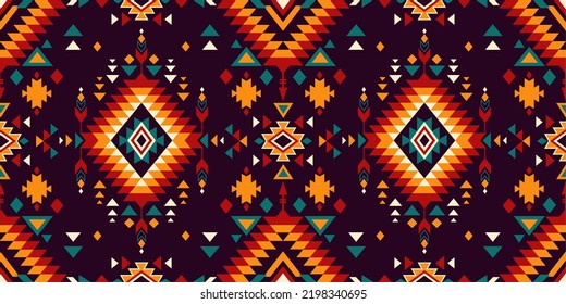 Ethnic pattern design. Vector illustration. Can be used for wallpaper, textile, invitation card, wrapping, web page background.