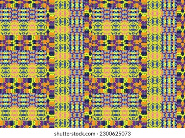 Ethnic pattern design vector illustration