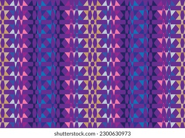 Ilustración vectorial de diseño de patrones étnicos