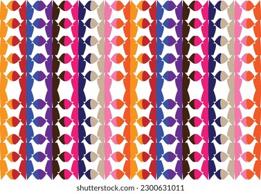 Ethnic pattern design vector illustration