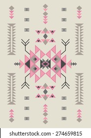 ethnic pattern design. vector illustration