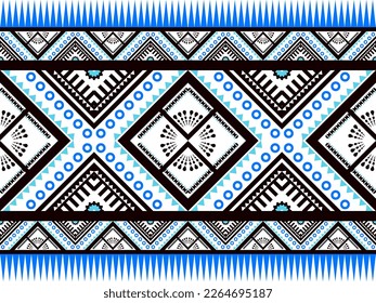 Ethnic pattern designs, ethnic pattern graphics, geometric shapes and flowers are used for weaving ,rug, wallpaper, clothing, wrap, batik, fabric, embroidery style illustration, Ethnic abstract ikat 