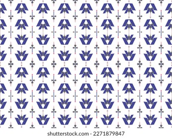 Ethnic pattern designs, ethnic pattern graphics, geometric shapes and flowers are used for weaving ,rug, wallpaper, clothing, wrap, batik, fabric, embroidery style illustration, Ethnic abstract ikat 