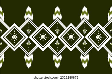 Ethnische Muster-Designs, ethnische Muster-Grafiken, geometrische Formen und Blumen werden zum Weben, Teppich, Tapeten, Kleidung, Wrap, Batik, Stoff, Stickereigrafik, Ethnisch abstrakter Kat verwendet