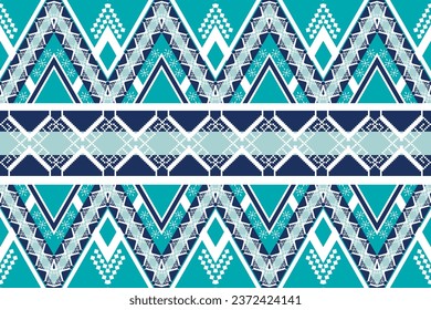 Ethnic pattern designs, ethnic pattern graphics, geometric shapes and flowers are used for weaving ,rug, wallpaper, clothing, wrap, batik, fabric, embroidery style illustration, Ethnic abstract pixel 