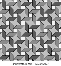 Ethnic pattern. Embroidery background. Tribal wallpaper. Ancient mosaic. Seamless image. Folk backdrop. Tribe motif. Ethnical ornament. Digital paper, web design, textile print. Vector art work
