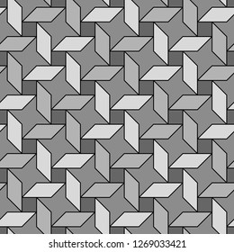 Ethnic pattern. Embroidery background. Tribal wallpaper. Ancient mosaic. Seamless image. Folk backdrop. Tribe motif. Ethnical ornament. Digital paper, web design, textile print. Vector art work.