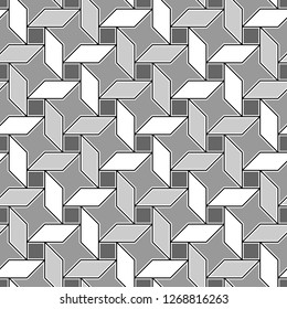 Ethnic pattern. Embroidery background. Tribe motif. Folk backdrop. Tribal wallpaper. Ancient mosaic. Seamless image. Ethnical ornament. Digital paper, web design, textile print. Vector art work