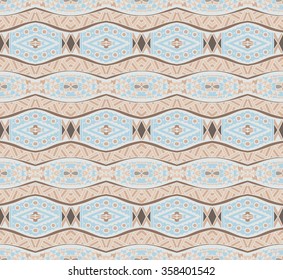 ethnic pattern for fabric. Abstract geometric vintage seamless pattern ornamental. 