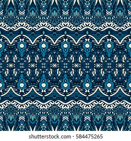 ethnic pattern for fabric. Abstract geometric vintage seamless pattern ornamental.