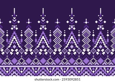 Ethnic pattern fabric,Set of patterns. Ethnic, geometric pattern designs used for weaving, tapestry, wallpaper ,clothing, fabric, abstract pixel art.