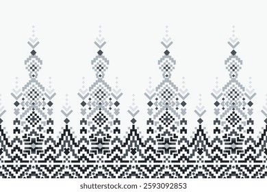 Ethnic pattern fabric,Set of patterns. Ethnic, geometric pattern designs used for weaving, tapestry, wallpaper ,clothing, fabric, abstract pixel art.