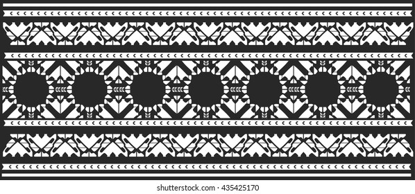 ethnic pattern frame