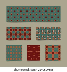 Ethnic pattern. Geometric pattern. Ethnic background. ethnic wallpaper pattern. Pattern swatches included in the Swatches panel