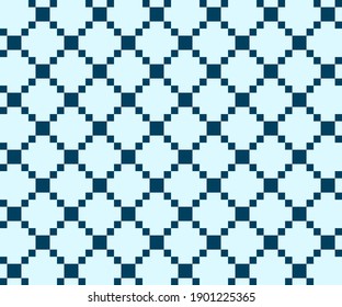 ethnic pattern. Geometric blue Pattern. Abstract Repeating geometric background with Square. 